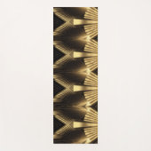 Neo Art Deco Black Gold Geometric Gatsby  Yogamat (Voorkant)