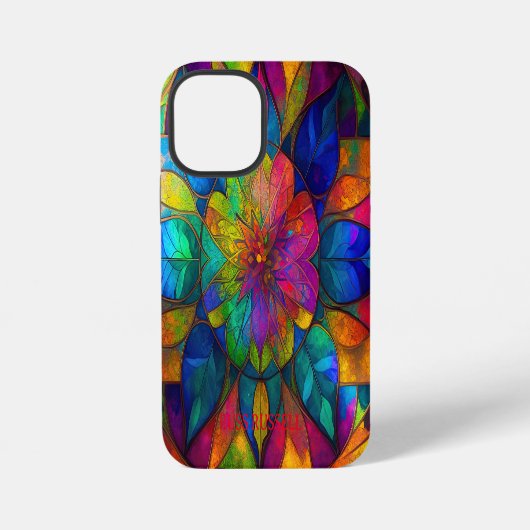 NEO BOHO-GLAS IN LOOD iPhone HOESJE (Achterkant)