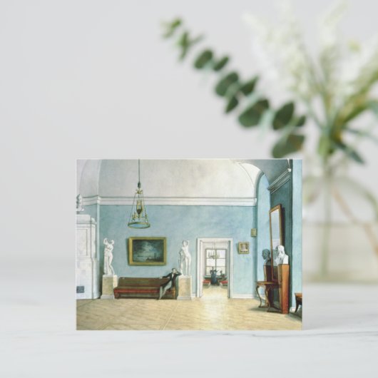 Neo-Classical Interior, c.1820 Briefkaart (Staand voorkant)