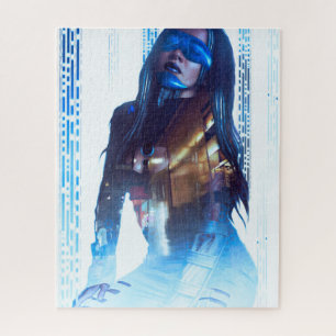 Neo Cyberpunk Android Hologram Legpuzzel