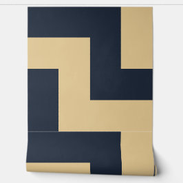Neo-Deco Driehoekig Raster Teal Behang
