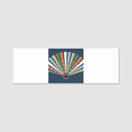Neo Deco Fan grafisches Naamplaatje