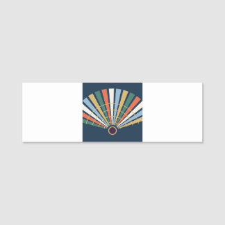 Neo Deco Fan grafisches Naamplaatje