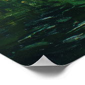 Neo Expressionist Singapore Skyline Vibrant Sunset Poster (Hoek)