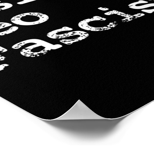 Neo Fascisme Anti Trump Anti Bolsonaro Gifts #2 Poster (Hoek)