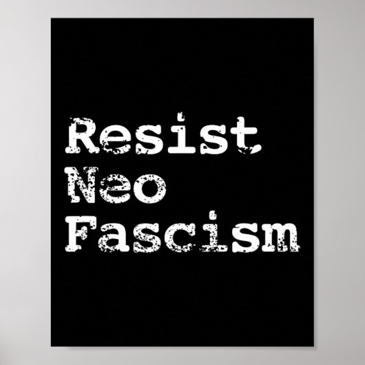 Neo Fascisme Anti Trump Anti Bolsonaro Gifts #2 Poster (Voorkant)