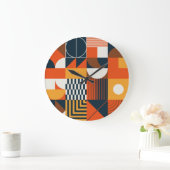 Neo geo:  abstracte compositie grote klok (Huis)