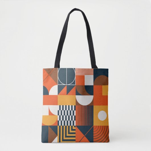 Neo geo:  abstracte compositie tote bag (Voorkant)