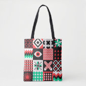 NEO GEO. grafisch ontwerp van het geometriepatroon Tote Bag (Voorkant)