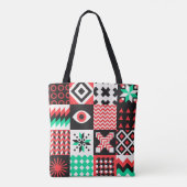 NEO GEO. grafisch ontwerp van het geometriepatroon Tote Bag (Achterkant)