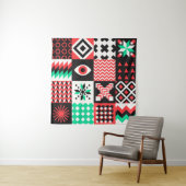 NEO GEO. grafisch ontwerp van het geometriepatroon Wandkleed (In situ)