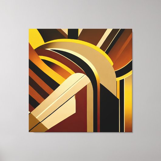 NEO GEO MODERN GEOMETRISCH ONTWERP CANVAS AFDRUK (Voorkant)
