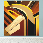 NEO GEO MODERN GEOMETRISCH ONTWERP CANVAS AFDRUK (Insitu (Houten vloer))