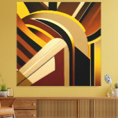 NEO GEO MODERN GEOMETRISCH ONTWERP CANVAS AFDRUK (Insitu (Woonkamer))