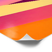 NEO GEO ZONSONDERGANG LANDSCHAP PERFECT POSTER (Hoek)