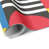 Neo Geometric Illustration. Geometrische vormen en Cadeaupapier (Rol Hoek)