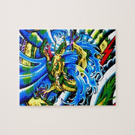 Neo Jap Dragon Tattoo Legpuzzel (Horizontaal)