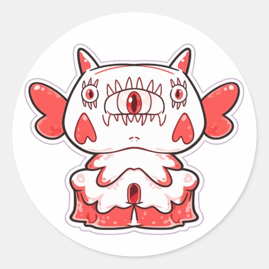 Neo-Kageko Crimson Heart Sticker (Voorkant)