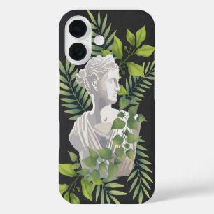 Neo-klassieke Botanica – Grieks-Romeinse buste iPhone 16 Hoesje