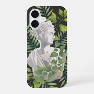 Neo-klassieke Botanica – Grieks-Romeinse buste iPhone 16 Hoesje