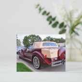 Neo-Klassieke Zimmer-sportcoupé Briefkaart (Staand voorkant)