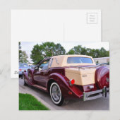 Neo-Klassieke Zimmer-sportcoupé Briefkaart (Voorkant / Achterkant)