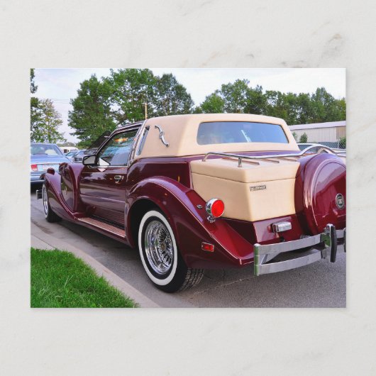 Neo-Klassieke Zimmer-sportcoupé Briefkaart (Voorkant)