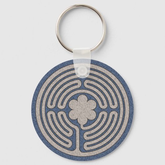 Neo Medieval Labyrinth Sleutelhanger (Voorkant)