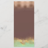 Neo mint cinnamon roos goud folie waterverf menu (Achterkant)