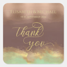 Neo mint cinnamon roos goud folie waterverf