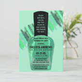 Neo Mint Glitter Nail Polish Spa Dag Verjaardag Kaart (Staand voorkant)