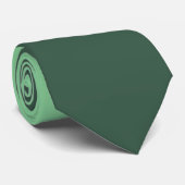 Neo Mint Green en Donkergroene gradiënt Ombre Stropdas (Opgerold)