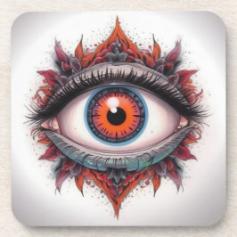 NEO MODE EYEBALL FANTASY TATTOO BIER ONDERZETTER