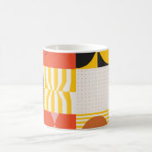 Neo Modernisme kunstwerkpatroon gemaakt met abstra Koffiemok (Center)