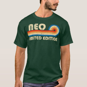 NEO Name Personalized Funny Retro Birthday T-shirt