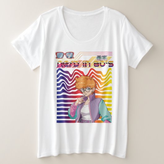 NEO NERD  GROTE MAAT T-SHIRT (Design voorkant)