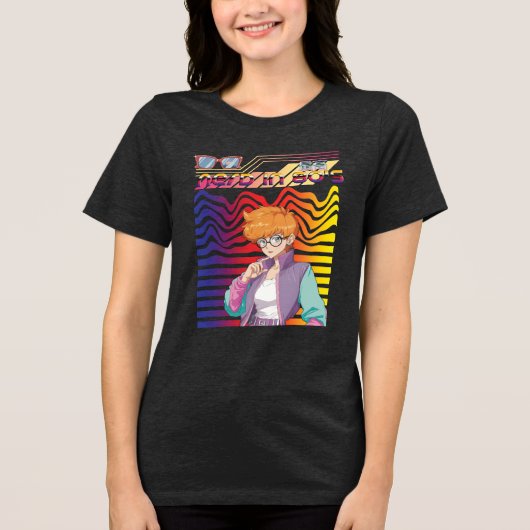 NEO NERD  Tri-Blend SHIRT (Voorkant)