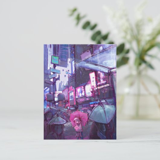 Neo New York Briefkaart (Staand voorkant)