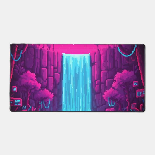  Neo-Nomad Pixel Nature Desk Pad - Cybernetic (Voorkant)