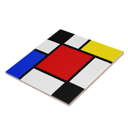 Neo-Plasticisme 2 Tegeltje (Zijkant)