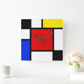 Neo-Plasticisme 2 Vierkante Klok (Huis)
