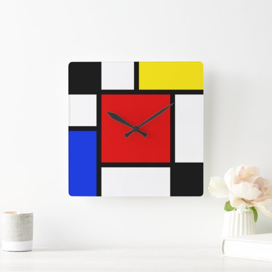 Neo-Plasticisme 2 Vierkante Klok (Huis)