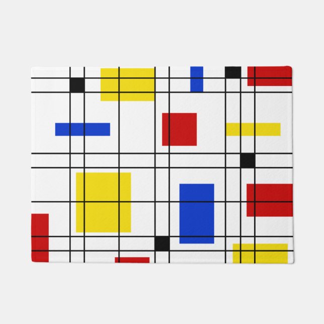 Neo-Plasticisme Deurmat (Voorkant)