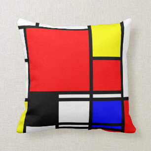Neo-plasticisme Mondriaan stijl 1 modern Kussen