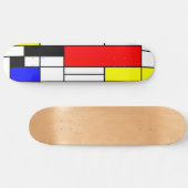 Neo-plasticisme Mondriaan stijl 1 Skateboard (Horizontaal)