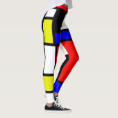 Neo-Plasticisme Pictorial Art Athleisure Leggings (Rechts)