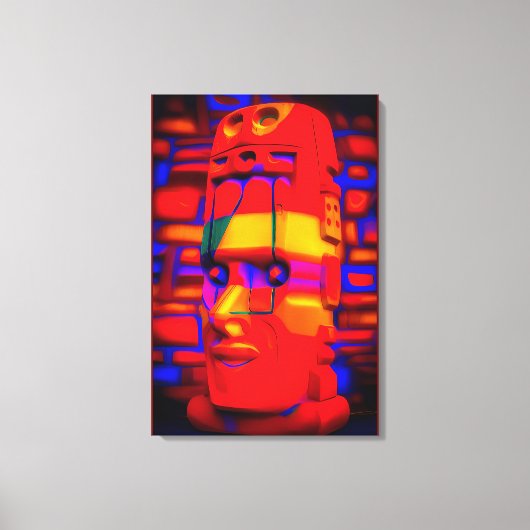 Neo-Polynesian Canvas Afdruk (Voorkant)