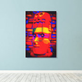 Neo-Polynesische Canvas Afdruk (Insitu (Houten vloer))