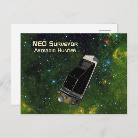 NEO Surveyor Asteroid Hunter Briefkaart (Voorkant / Achterkant)