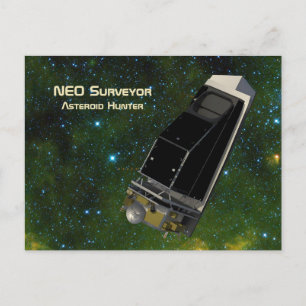 NEO Surveyor Asteroid Hunter Briefkaart
